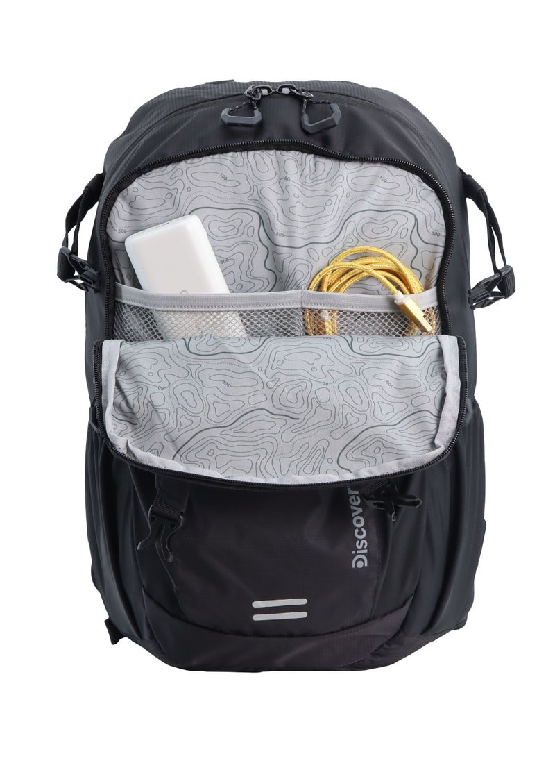 Discovery Body Spirit Nylon Ripstop 10L Outdoor Backpack Black for Men and Women, Durable Lightweight Water Resistant Casual Daypack Bag for School University Office Travel Hiking Adventure. - pzsku/Z9317CE4BD2745E865D8BZ/45/_/1721992524/c9a9f4f4-ad8d-4905-bd15-193cafdd8f3c