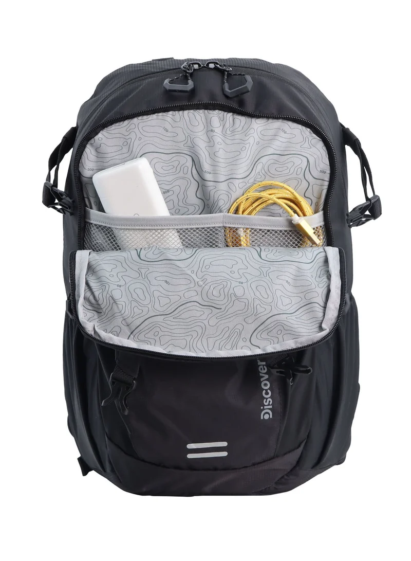 Discovery Black Discovery Body Spirit Nylon Ripstop 10L Outdoor Backpack Black for Men and Women, Durable Lightweight Water Resistant Casual Daypack Bag for School University Office Travel Hiking Adventure.  | Best Price UAE