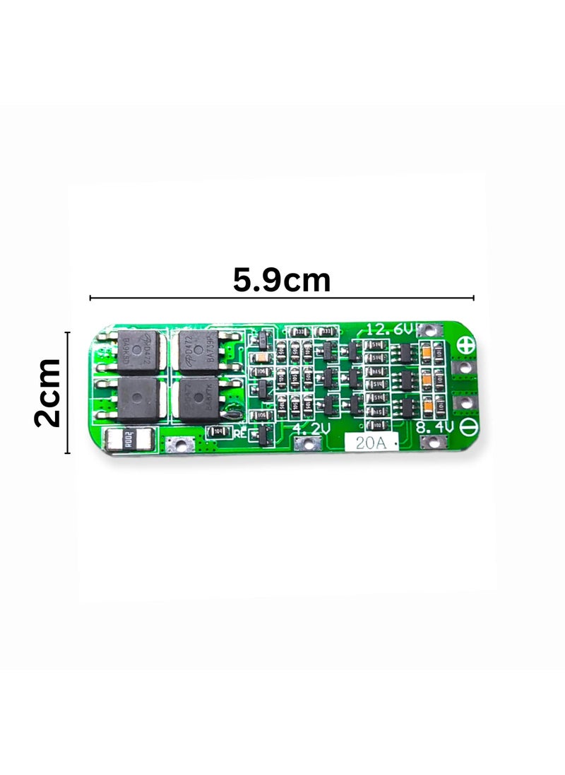 UNIVERSAL HUB - UNIVERSAL HUB 2PCS 3S 20A Cell BMS 12V Battery Protection Module Board for LithiumIon Batteries Comprehensive Management and Safety for DIY Projects - Image 1