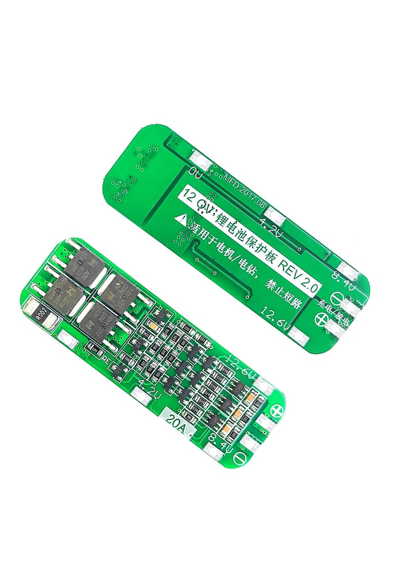 UNIVERSAL HUB - UNIVERSAL HUB 2PCS 3S 20A Cell BMS 12V Battery Protection Module Board for LithiumIon Batteries Comprehensive Management and Safety for DIY Projects - Image 1