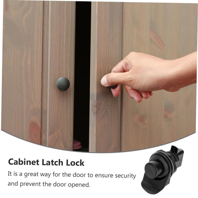Push To Close Latch Plastic Push Button Lock For Boat Installation Secure Door Closure - Image 4
