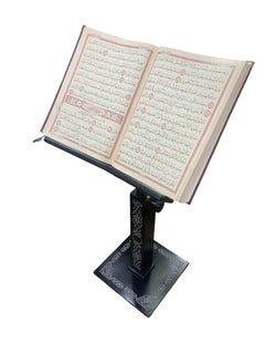 Generic Large Wooden Quran Stand with Modern Design, Black Color  - Image 2