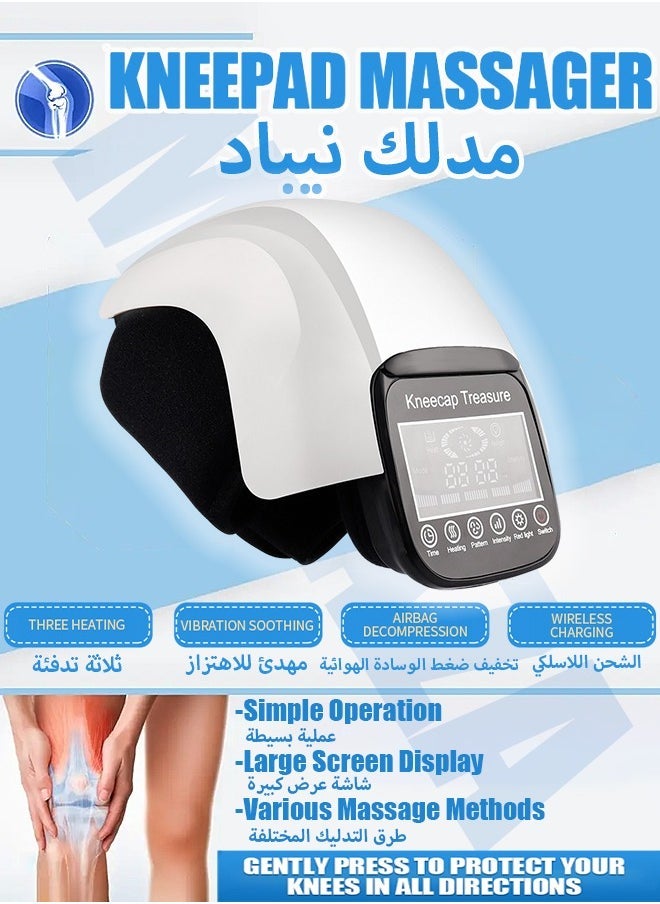 Mi VAZA Wireless Knee Massager, Infrared Heat and Vibration Knee Pain Relief for Swelling Stiff Joints, Stretched Ligament and Muscles Injuries  - Image 1