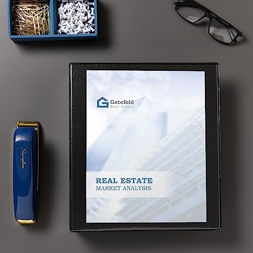 Avery Economy Showcase View 3 Ring Binder, 2 Inch Slant Rings, 1 Black Binder (19700) - Image 4