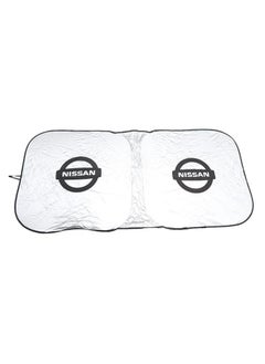 Nissan NISSAN Car Windshield Sunshade, Car Sun Shade UV Rays and Heat Protector Sun Visor Foldable Keep Your Vehicle Cool Blocks UV Rays  - Image 4