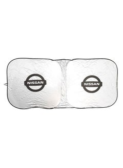 Nissan NISSAN Car Windshield Sunshade, Car Sun Shade UV Rays and Heat Protector Sun Visor Foldable Keep Your Vehicle Cool Blocks UV Rays  - Image 3