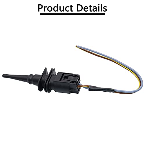 KEJSTED Outside Ambient Air Temperature Sensor & Connector Pigtail Plug 65816905133 65816905050 Compatible with BMW 128i 323i 325i 328i 330Ci 528i 530i 550i M3 M5 M6 X3 X5 X6 Z4 Z8 Mini Cooper - Image 4