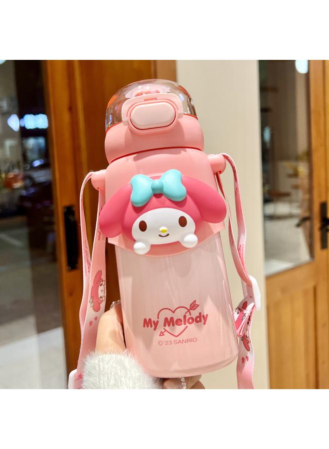 Sanrio Coolomi Children's Thermos Cup Primary School Student Water Cup School Special Girl Straw Kettle New 