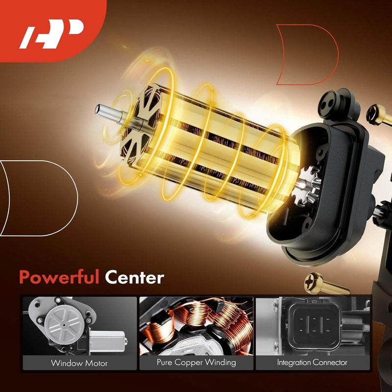 A-Premium Power Window Regulator with Motor for Subaru Forester 2011-2013 Front Left with Anti-Pinch - Image 4