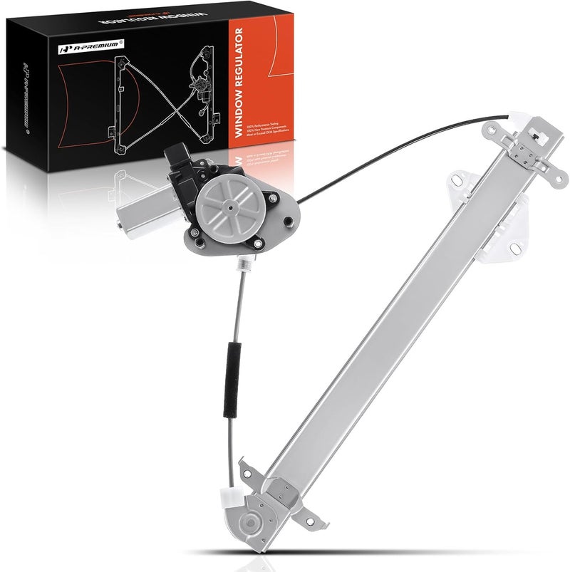 A-Premium Power Window Regulator with Motor for Subaru Forester 2011-2013 Front Left with Anti-Pinch - Image 1