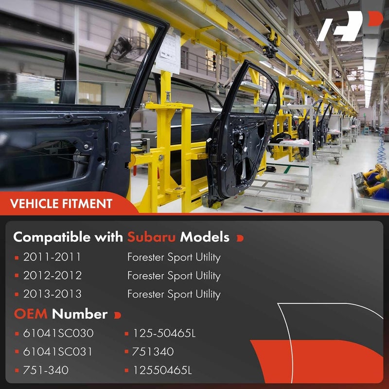 A-Premium Power Window Regulator with Motor for Subaru Forester 2011-2013 Front Left with Anti-Pinch - Image 3