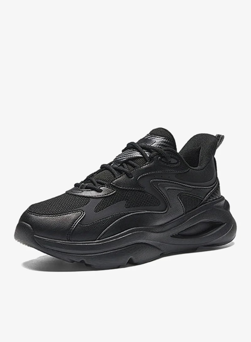 ANTA Chaobai 5s | soft plaid trendy casual shoes sports shoes easiest for match Black