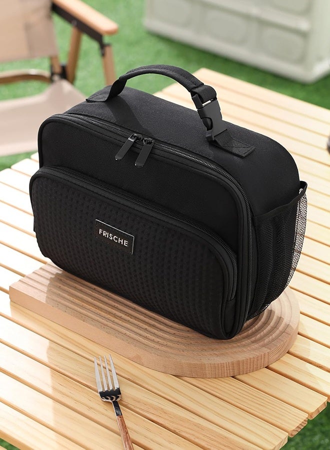 RollsTimi  Thermal Food Carrier Bag 6.3L,Waterproof Lunch Bag for Men and Women,Portable Work Food Bag,Reusable Lunch Bag for School, Office, Travel, Picnic - Image 1