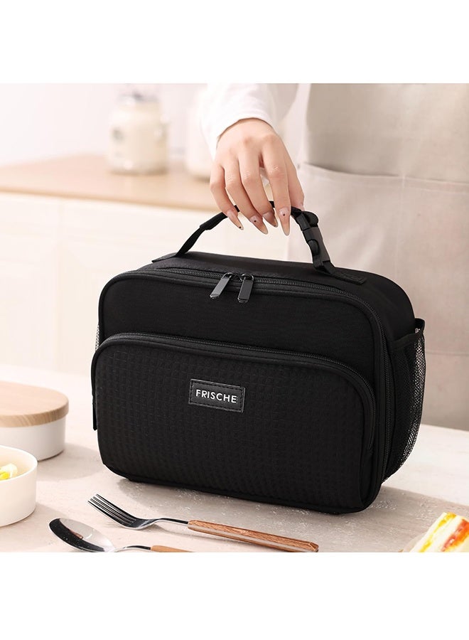 RollsTimi  Thermal Food Carrier Bag 6.3L,Waterproof Lunch Bag for Men and Women,Portable Work Food Bag,Reusable Lunch Bag for School, Office, Travel, Picnic - Image 4