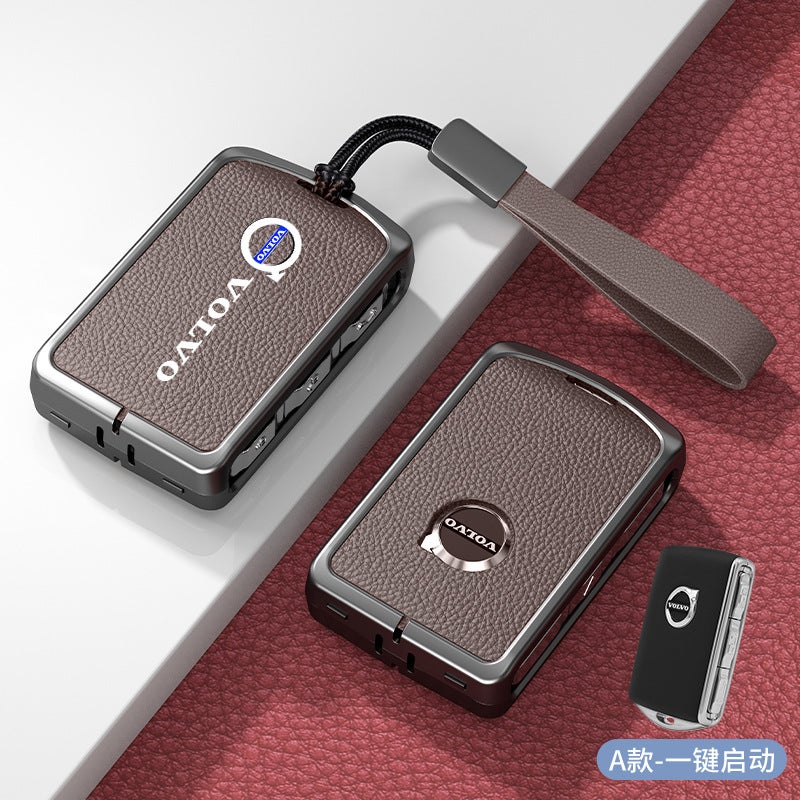 Volvo Luxury Aluminum Key Case for Volvo - Compatible with XC60/XC40/S60/S90/XC90/V60/V90 - Image 1