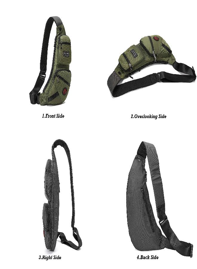 NicGid NICGID Sling Bag Chest Shoulder Backpack Crossbody Bags for Men Women - Image 2