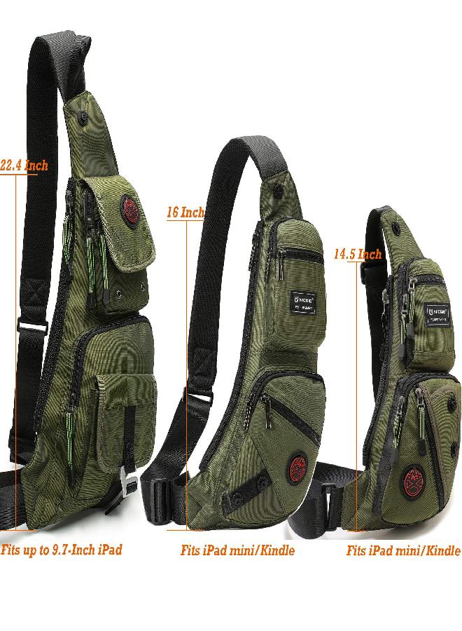 NicGid NICGID Sling Bag Chest Shoulder Backpack Crossbody Bags for Men Women - Image 3