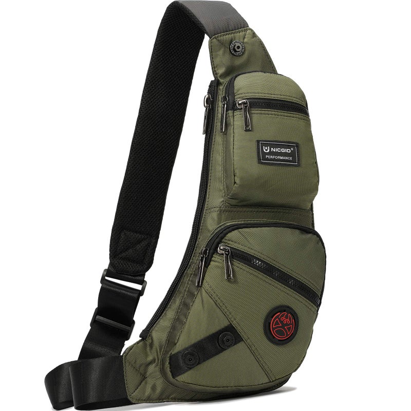 NICGID Sling Bag Chest Shoulder Backpack Crossbody Bags Casual Daypack for Men Women - Image 1