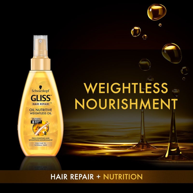 GLISS Hair Repair Nutritive Weightless Treatment Oil, 5.1 Ounce - Image 1