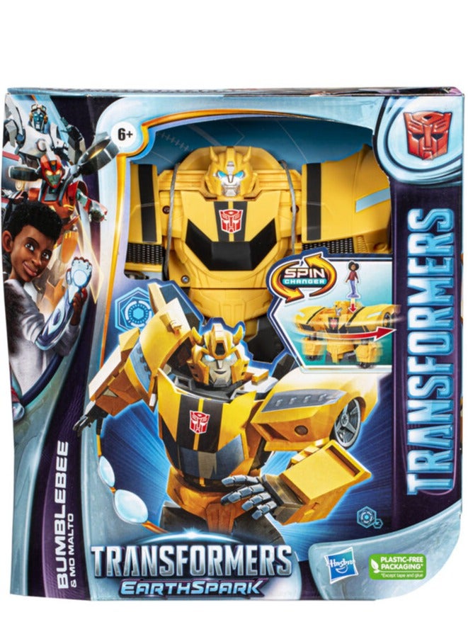 HASBRO - GAMING HASBRO TRANSFORMERS EARTHSPARK SPINCHANGER BUMBLEBEE - Image 1