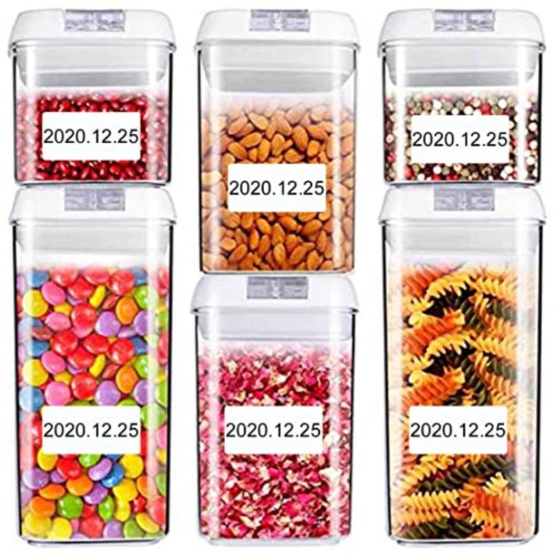 Pack of 600 stickers, 38 x 19mm universal stickers, address labels, household labels, freezer labels for office, kitchen and jam - Image 5