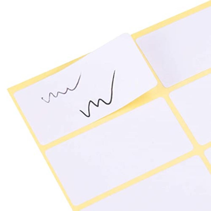 Pack of 600 stickers, 38 x 19mm universal stickers, address labels, household labels, freezer labels for office, kitchen and jam - Image 3