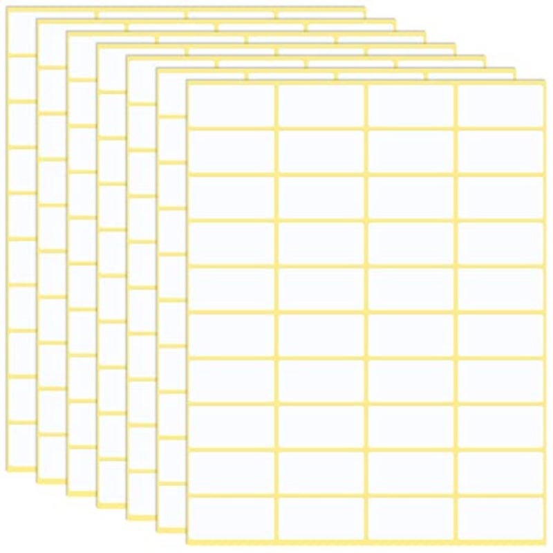 Pack of 600 stickers, 38 x 19mm universal stickers, address labels, household labels, freezer labels for office, kitchen and jam - Image 1