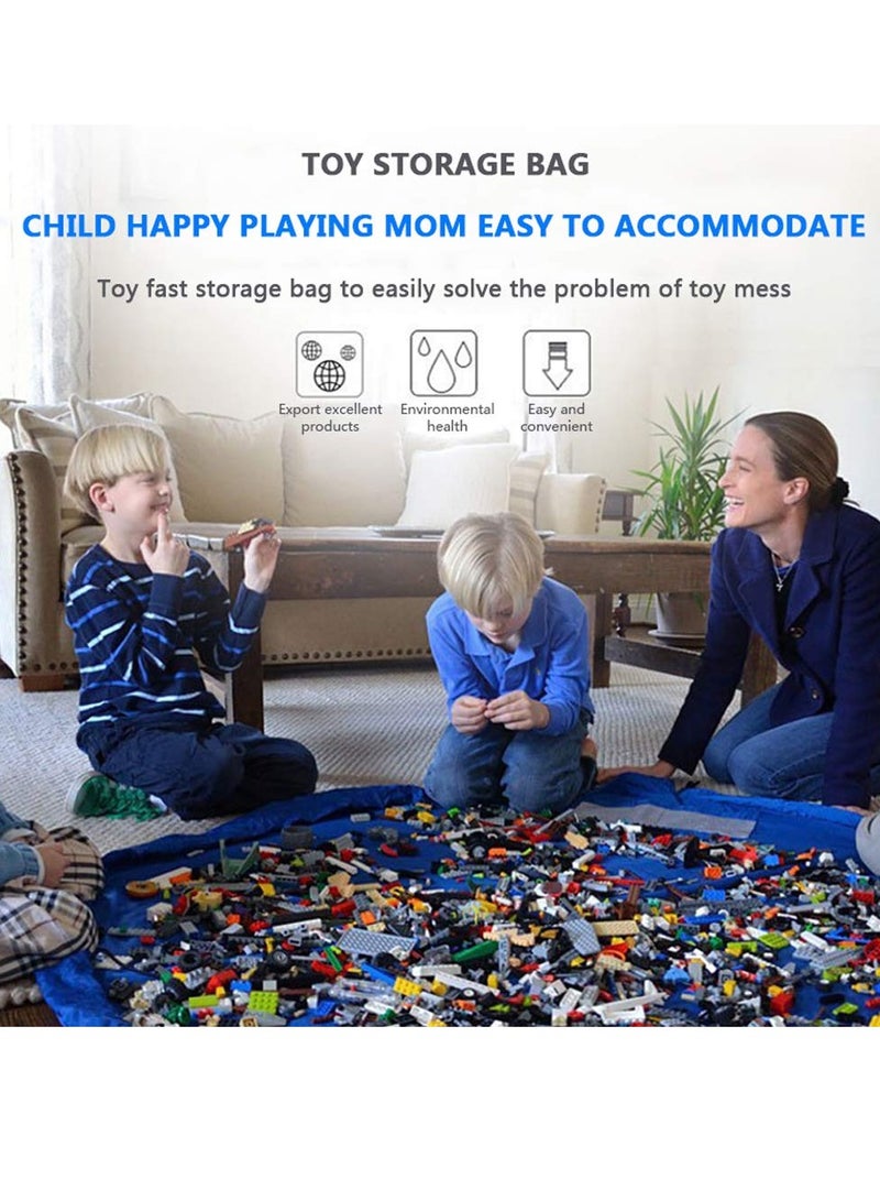 Cool Baby Portable Kids Toy Storage Bag And Play Mat Toys Organizer Drawstring Pouch Fashion Practical Storage Bags - Image 2