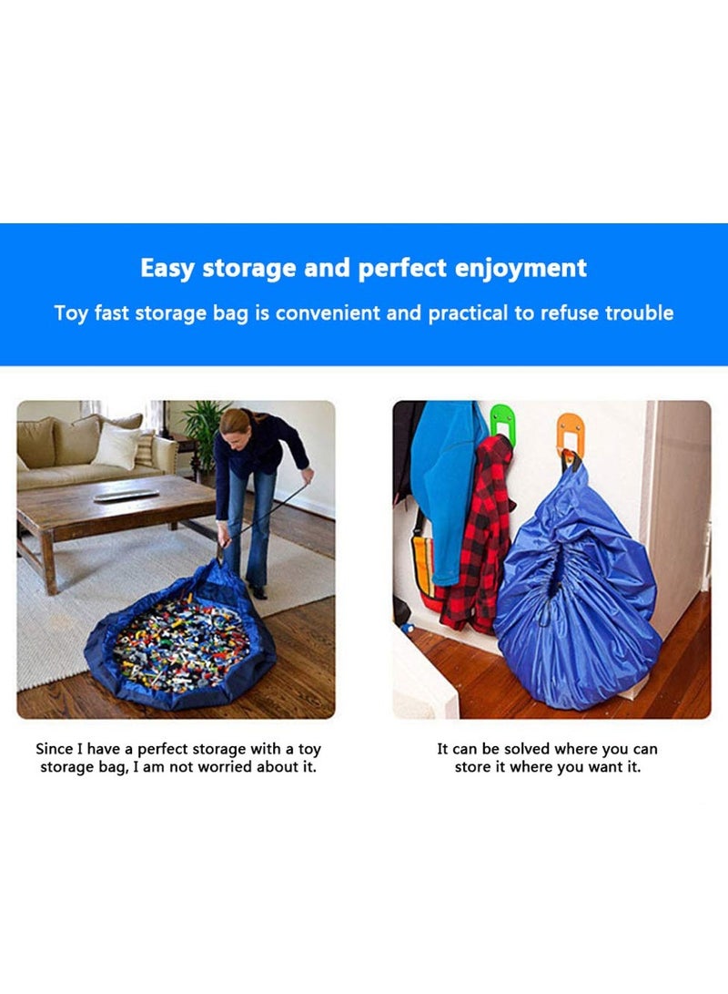 Cool Baby Portable Kids Toy Storage Bag And Play Mat Toys Organizer Drawstring Pouch Fashion Practical Storage Bags - Image 3