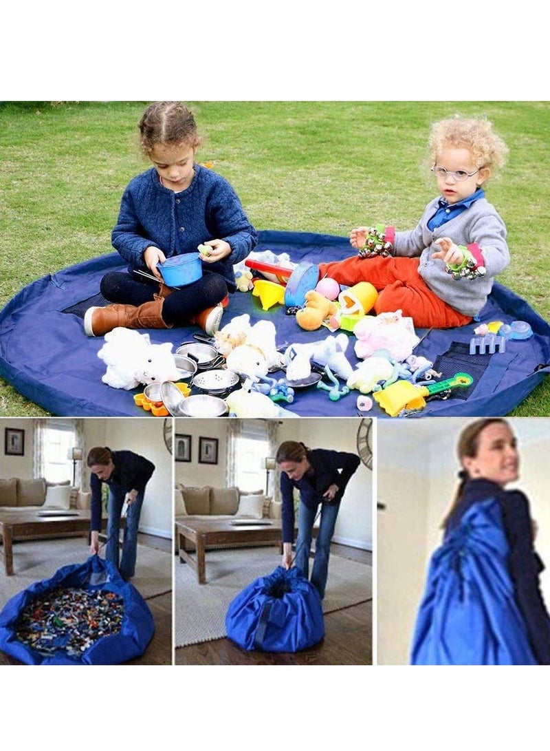 Cool Baby Portable Kids Toy Storage Bag And Play Mat Toys Organizer Drawstring Pouch Fashion Practical Storage Bags - Image 5