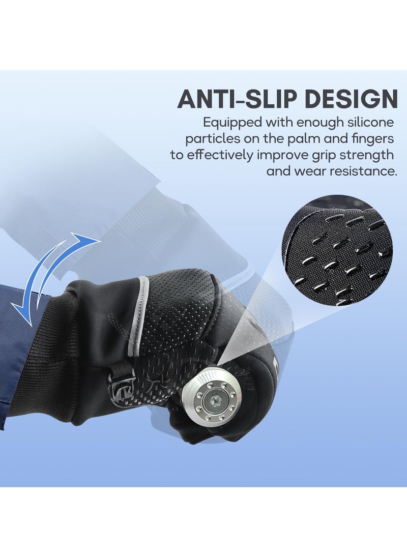 KASTWAVE Winter Gloves - Waterproof, Thermal, Touchscreen Friendly for Outdoor Sports, Running, Biking, and Driving - Unisex Design for Men and Women - Image 4