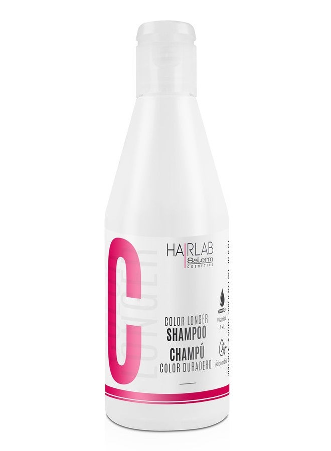 Salerm - Shampoo for Colored, Bleached, or Gray Hair - Color Longer Hair Lab Shampoo - 300 ml - With Provitamin B5 and Vitamins A and E - Seals and Maintains Color - Sulfate-Free and Paraben-Free - Image 1