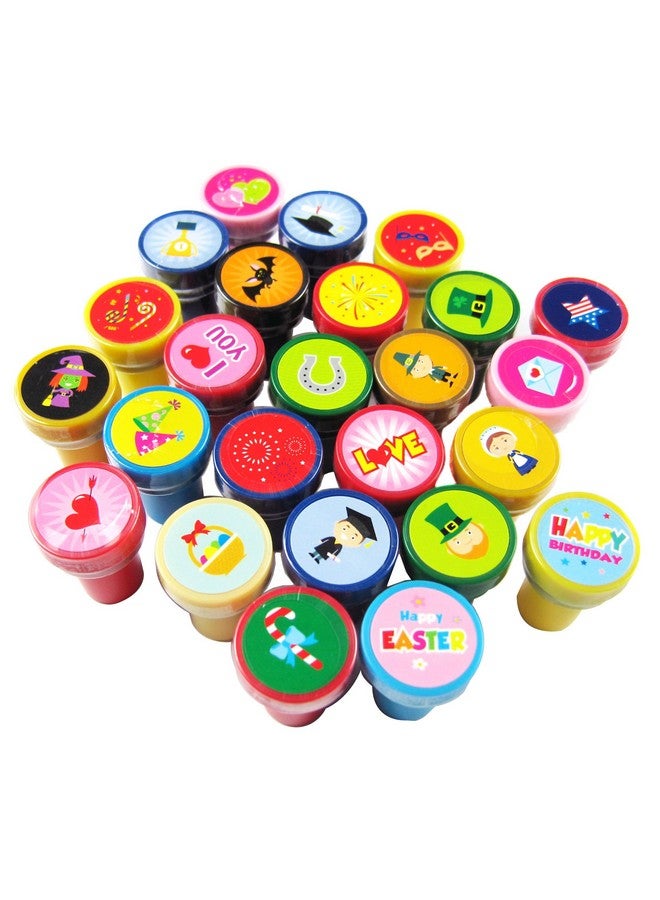 TINYMILLS Tiny Mills 60 Pcs Holidays and Occasions Assorted Stampers for Kids 60 Different Stamper Designs Scrapbooking Craft Stampers Teacher Stampers - Image 5