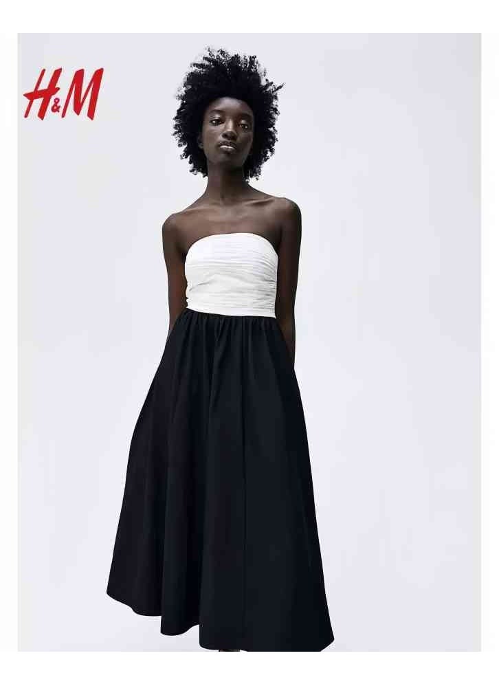 H and M - HM Women's New Loose Lightweight Comfortable And Fashionable Dress - Image 1