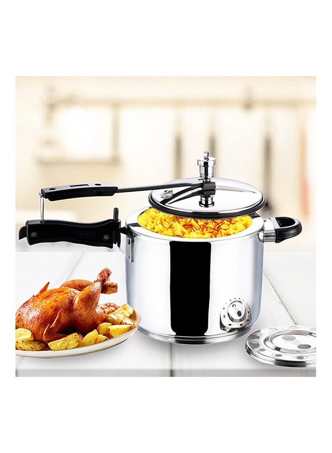 VINOD Steel Induction Pressure Cooker Inner Lid, 7 Liter, Silver, Vpci07, 1Pc - Image 5