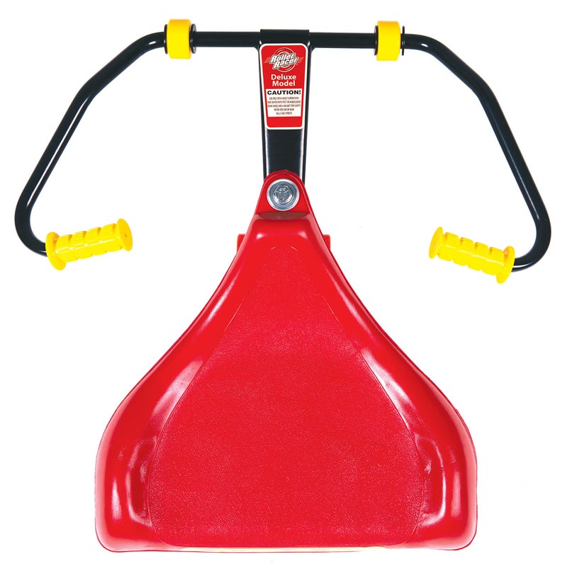Roller Racer Deluxe Roller Racer Our Best SitSkate Scooter  an Ingenious Innovation Race and Roll Zig and Zag Twist and Turn Indoors and Out Without Batteries or Pedals Red - Image 2
