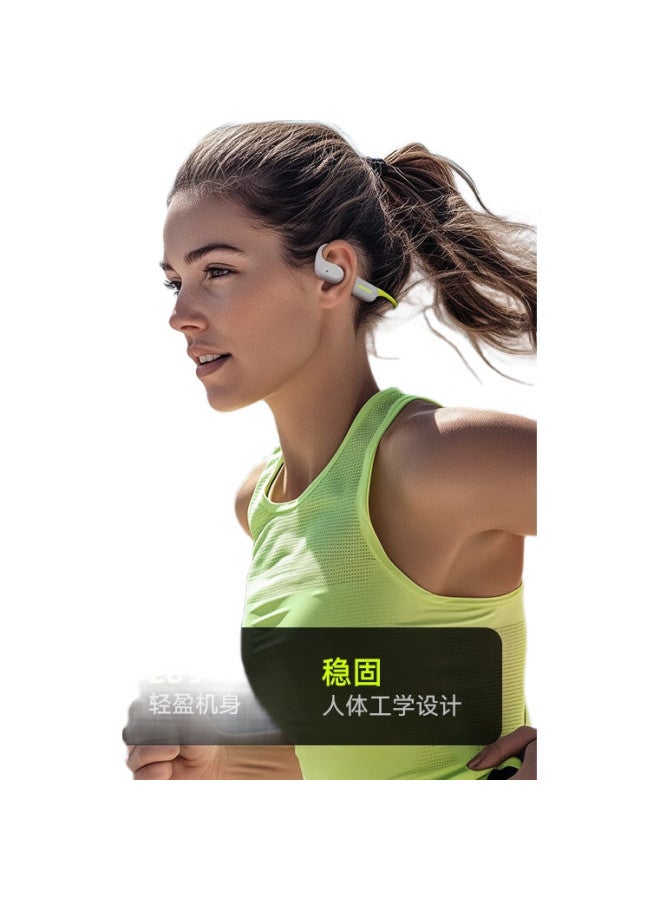 Langston Airwave Pro Bluetooth Earphones Wireless Bone Conduction Concept Sports Running Wireless Non-In-Ear Hanging Ear Style Cycling Compatible With Apple Huawei Xiaomi Phones Black - Image 2
