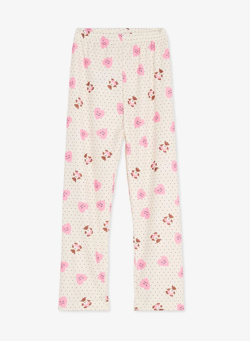 Pinata  Cute Bear Printed Long Sleeve Pyjamas for Women | Best Price UAE