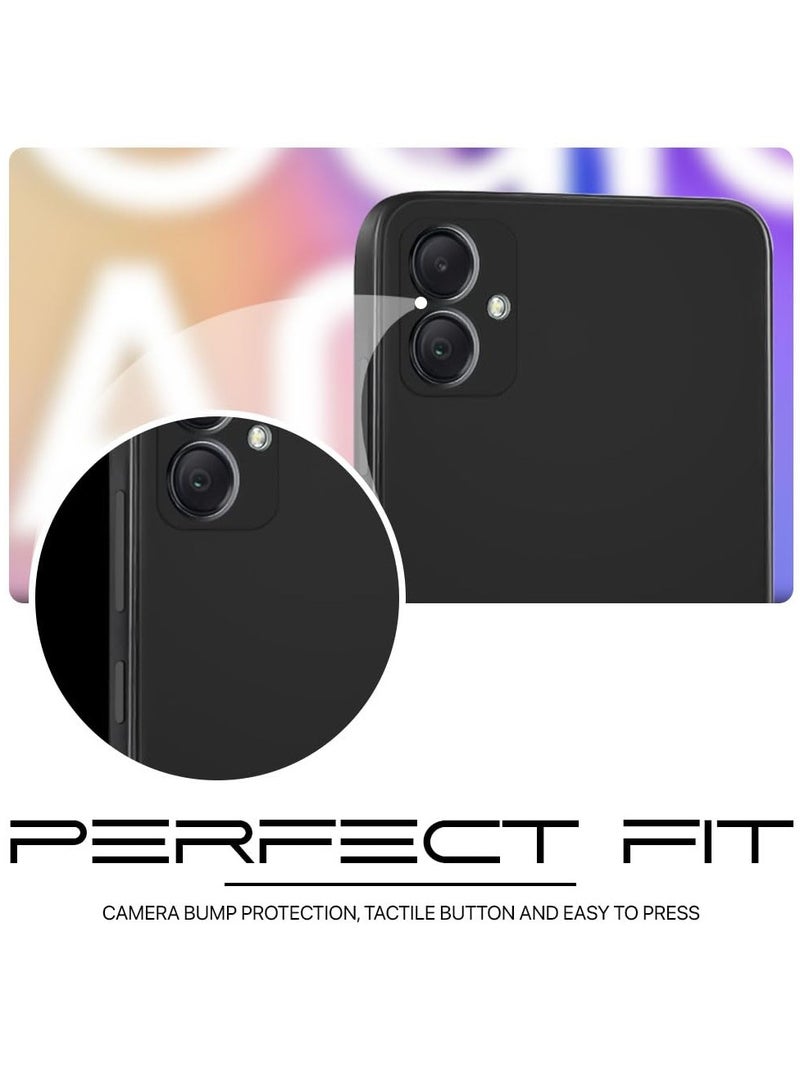 Samsung Galaxy A06 Case Cover Soft Slim fit Silicone Case Light weight Back Cover Matte Finish Shockproof Protective Cover Anti fingerprint Case Designed For Samsung Galaxy A06 - Image 2