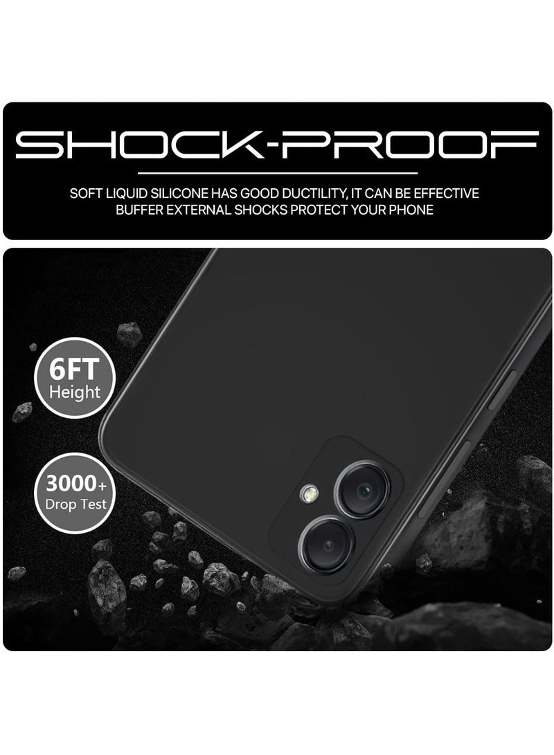 Samsung Galaxy A06 Case Cover Soft Slim fit Silicone Case Light weight Back Cover Matte Finish Shockproof Protective Cover Anti fingerprint Case Designed For Samsung Galaxy A06 - Image 3