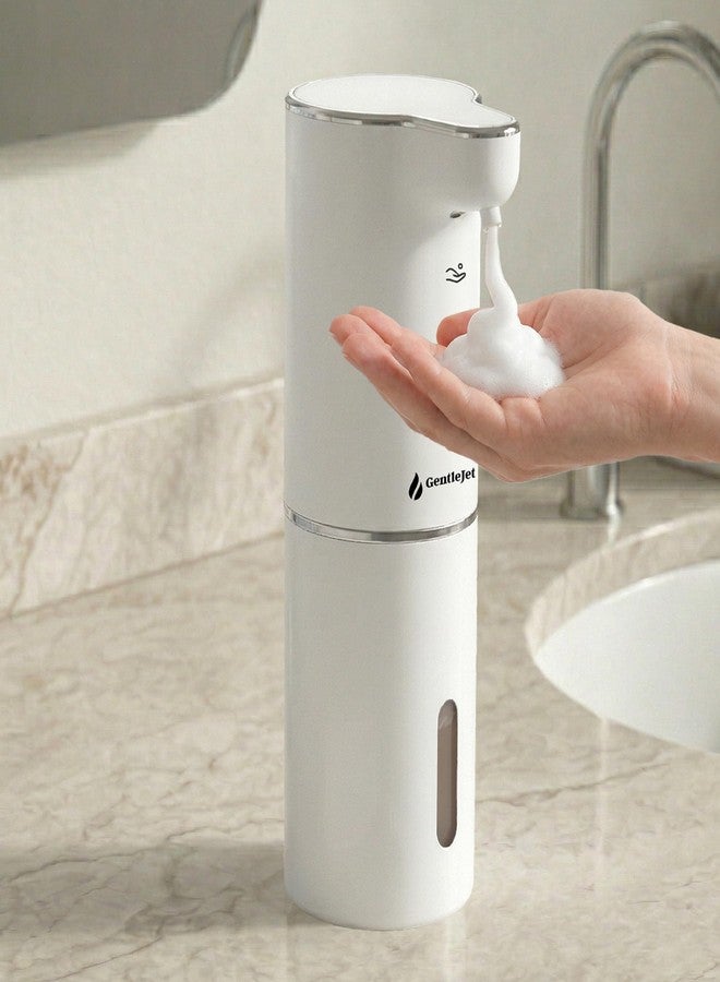 GentleJet JetFoam Automatic Foam Soap Dispenser - Touchless Sensor, USB-C Rechargeable, Adjustable Output, IPX5 Waterproof, 300 ml, Bathroom & Kitchen Countertop - Image 1