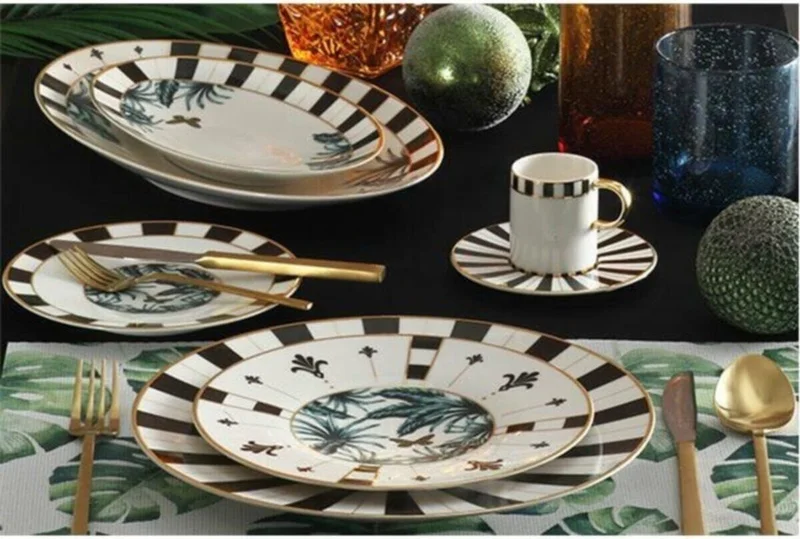 بورلاند Palms Deep Plate 20CM Set of 2 04ALM005907