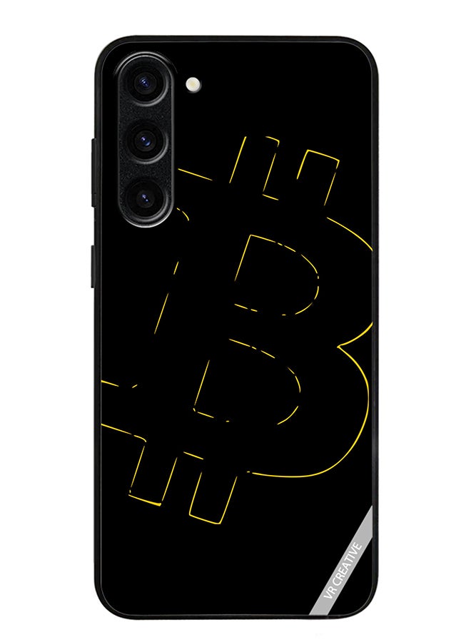 VR CREATIVE Protective Case Cover For Samsung Galaxy S24 Bitcoin Design Multicolour - Image 1