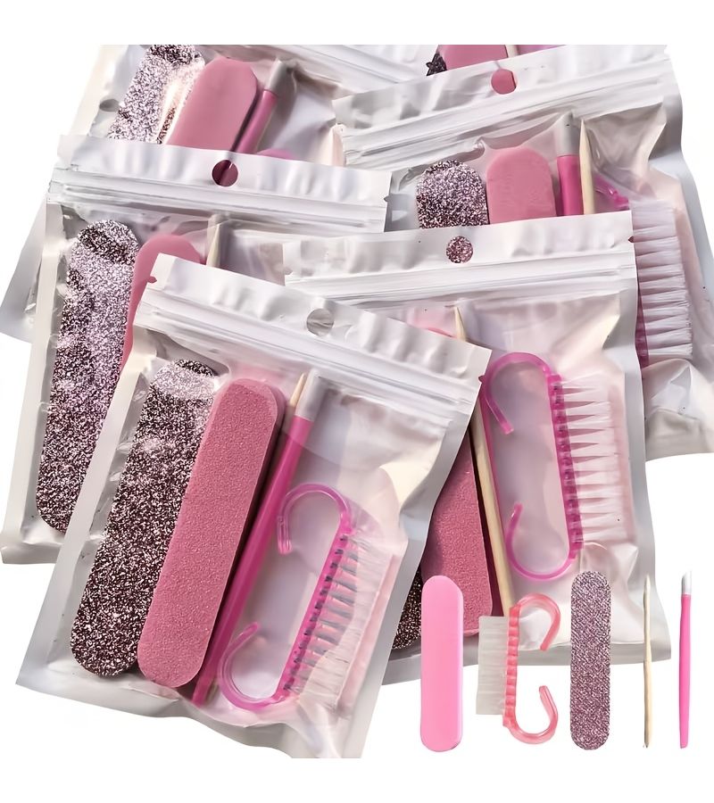 30pcs Manicure Nail File And Orange Stick Kit With Accessories - Image 4