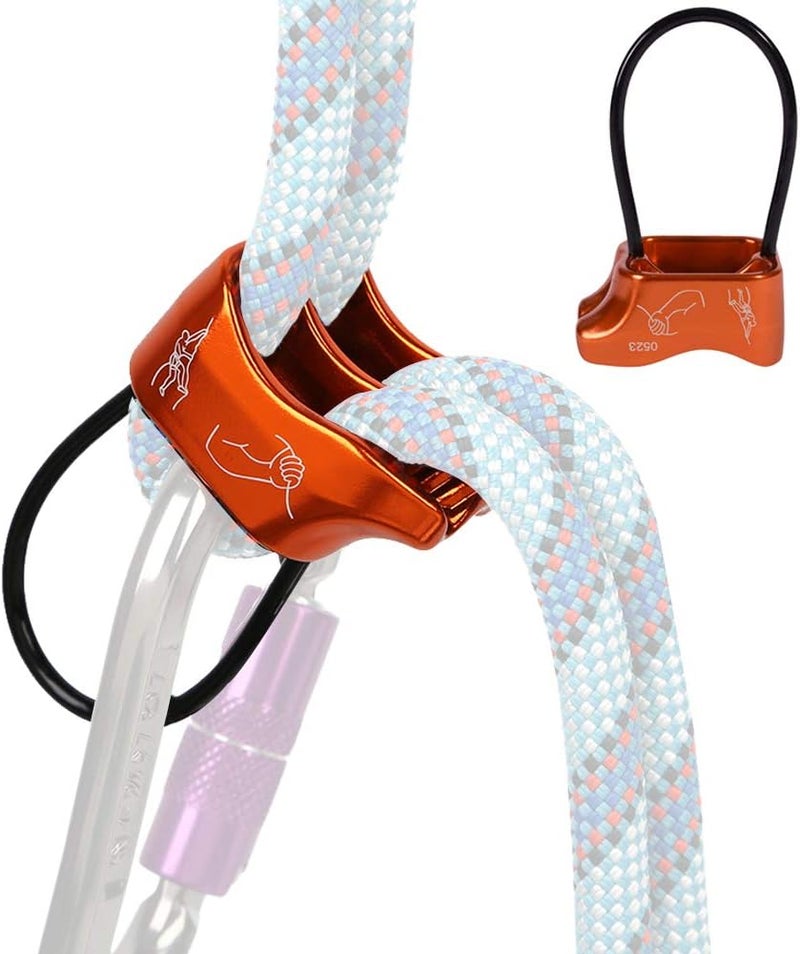 AOKWIT Professional 25KN Rappel ATC Belay Device Aluminum V-grooved Rock Climbing Belay Device Rappelling Descender Safety Equipment - Image 1