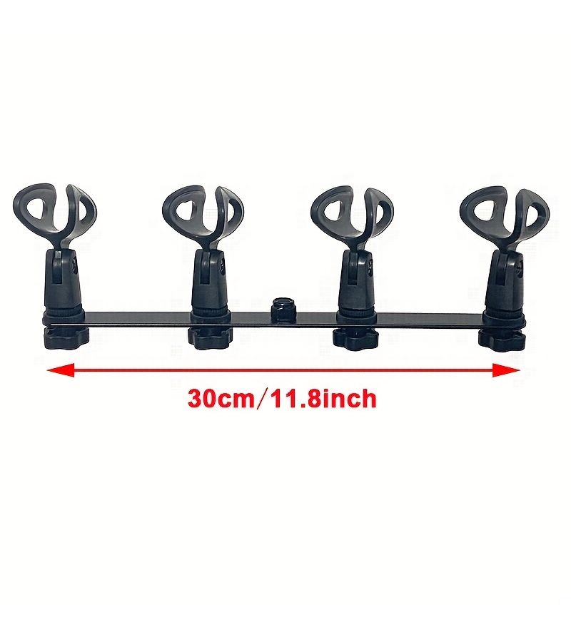 HY One To Four Dual Head Microphone Clip For Stand Stage Live - Image 2