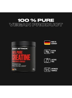 Body Attack Body Attack - 100% Pure Creatine Monohydrate 300g  - Image 3