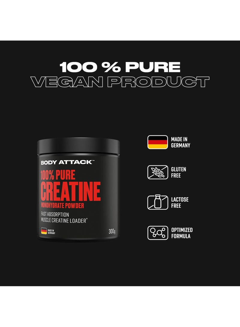 Body Attack بودي أتاك - 100% كرياتين مونوهيدرات نقي 300 جرام - Image 3