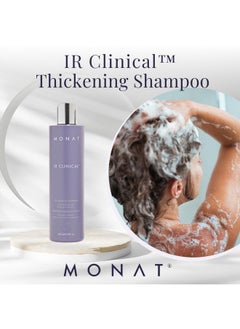 monat MONAT IR Clinical Thickening Shampoo - Hair Volumizing Shampoo for Dense Thick Hair - Thickening Shampoo Crafted from Powerful Blend of Natural Ingredients - With Rosemary & Mint And Pea Extract  - Image 2