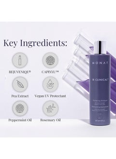 monat MONAT IR Clinical Thickening Shampoo - Hair Volumizing Shampoo for Dense Thick Hair - Thickening Shampoo Crafted from Powerful Blend of Natural Ingredients - With Rosemary & Mint And Pea Extract  - Image 4